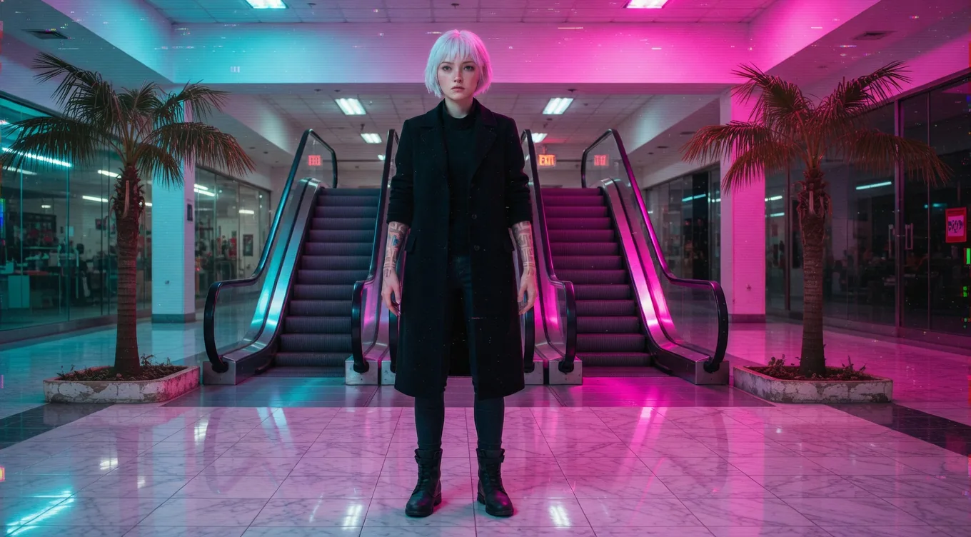 Vaporwave Aesthetic: пример приёма